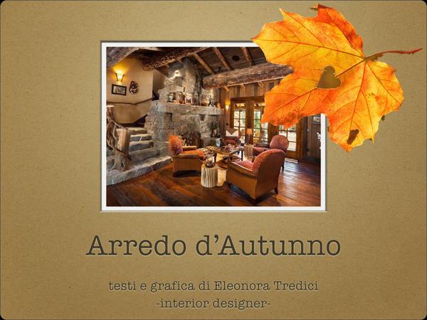 Idee per un arredo dal sapore autunnale