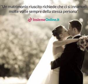 Un matrimonio riuscito